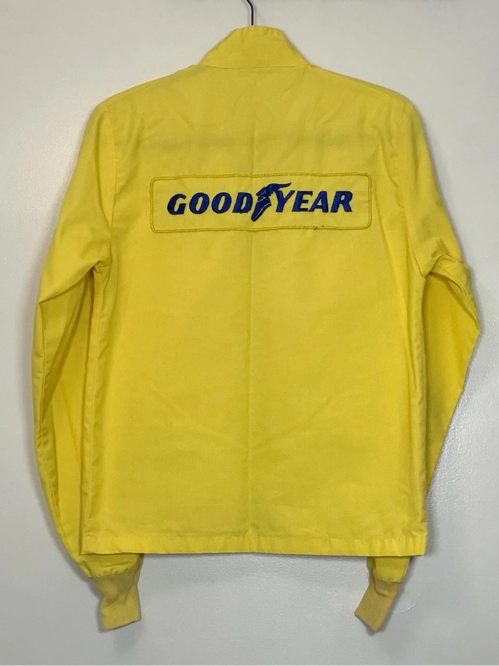 Vintage Goodyear Yellow Racing Zip-Front Jacket - Picture 2 of 6
